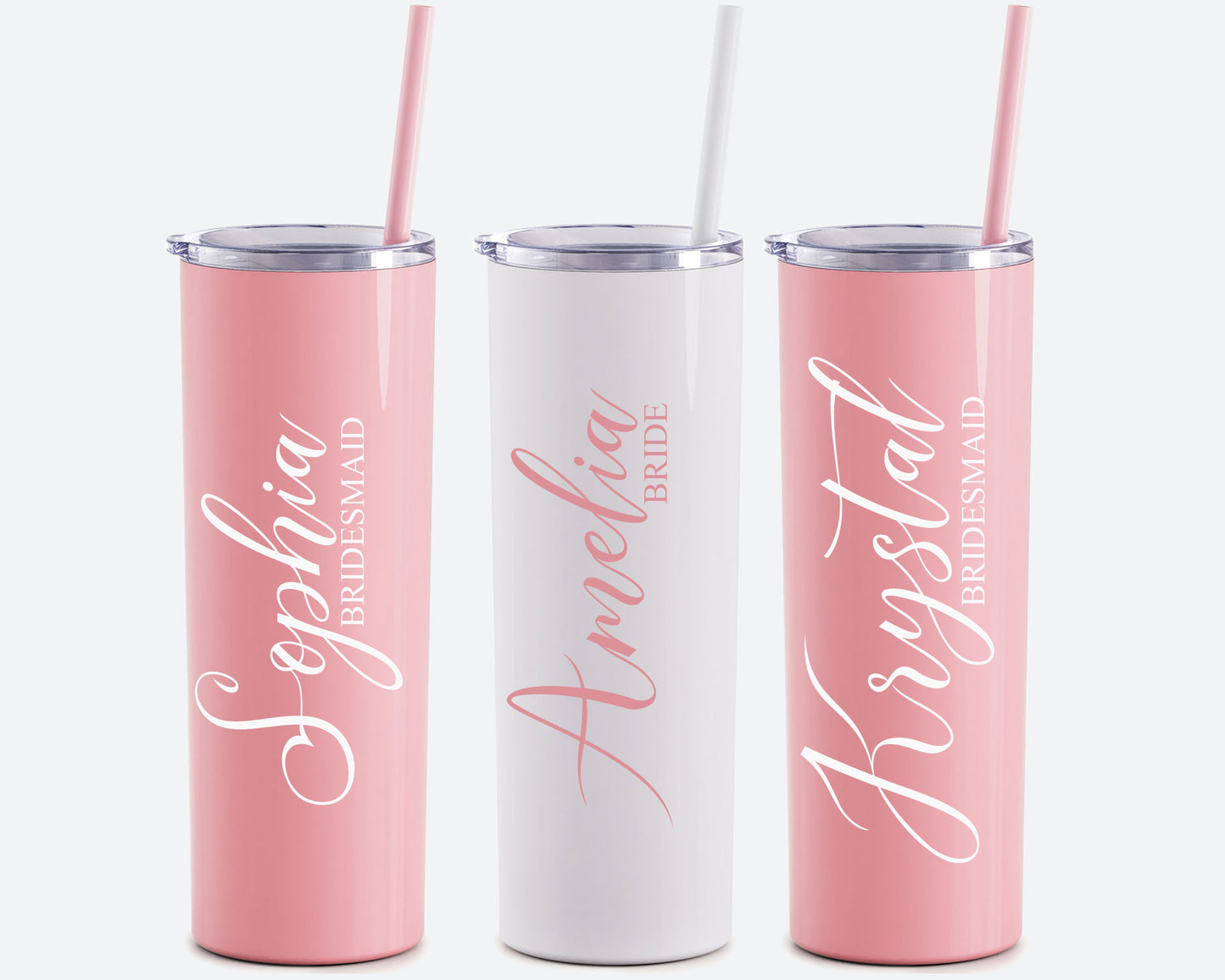 Personalized Bridesmaid Stainless Steel Tumblers